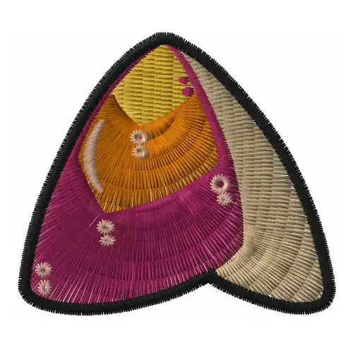 Dhaga Raga Buttrefly Prism Design Embroidered