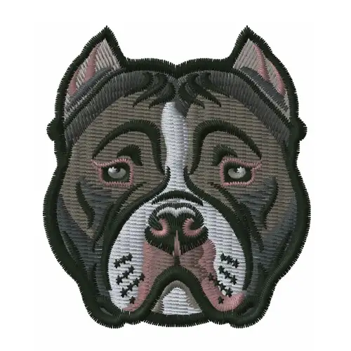 Dhaga raga builddog majesty design embroidered