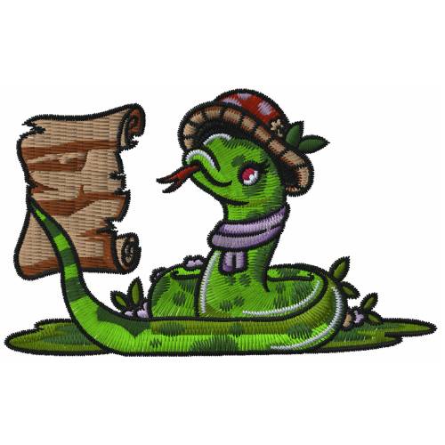 DhagaRaga Serpant Embroiderys