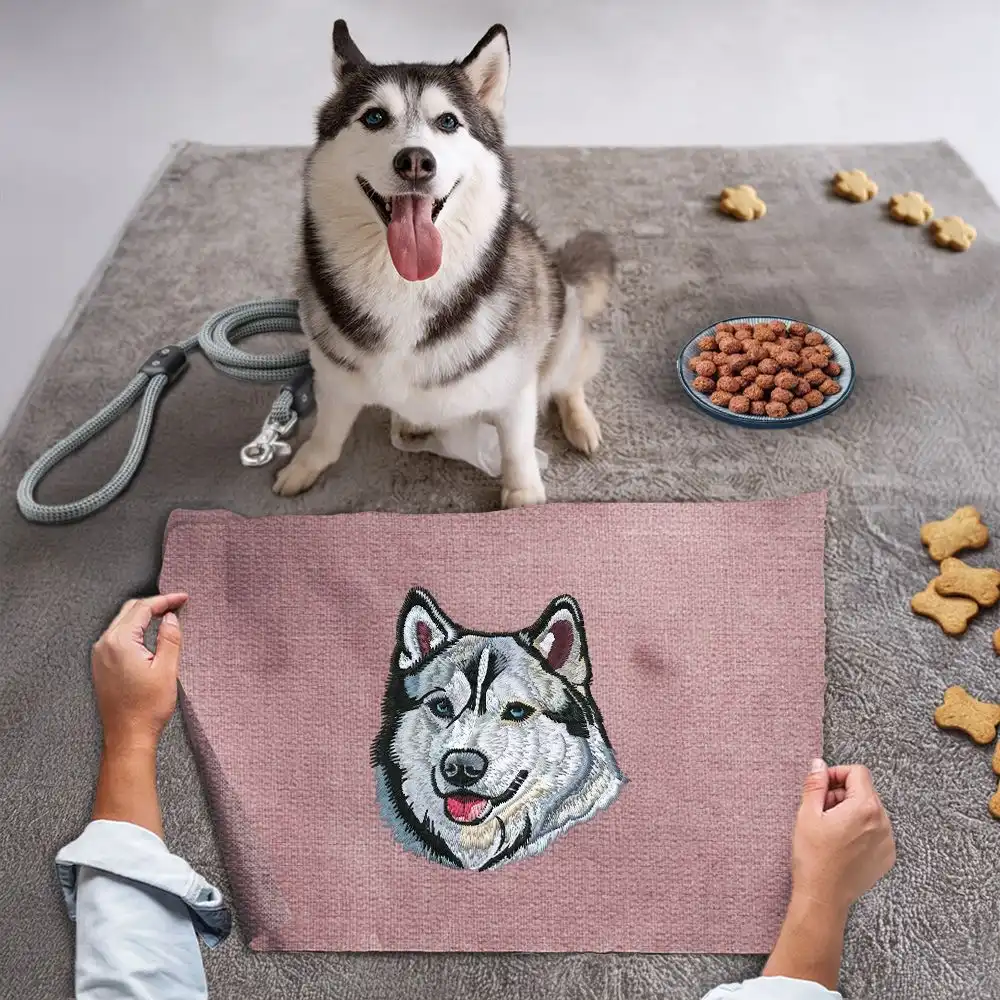 Dhaga Raga Embroidered Dog Design Embroidered