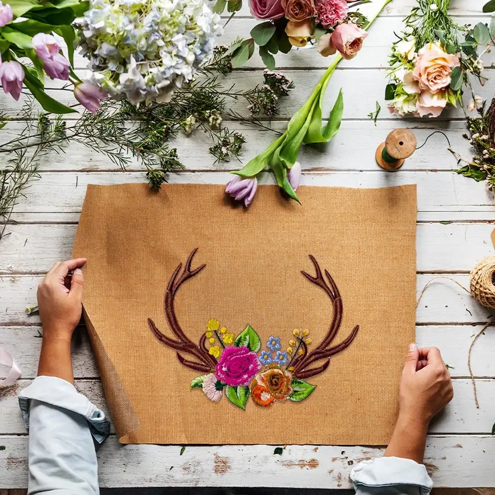 Dhaga Raga Embroidery Floral Design Embroidered