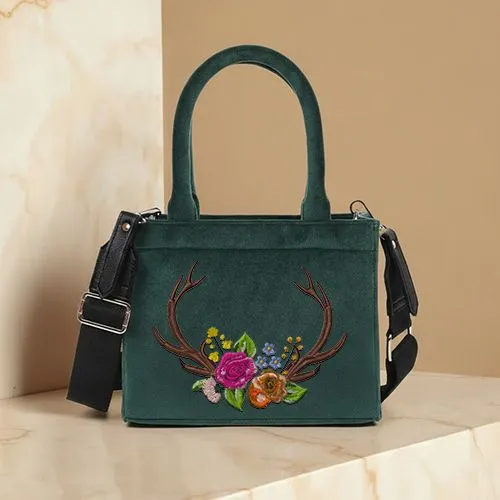 Dhaga Raga Green Velvet Bag Stage Design