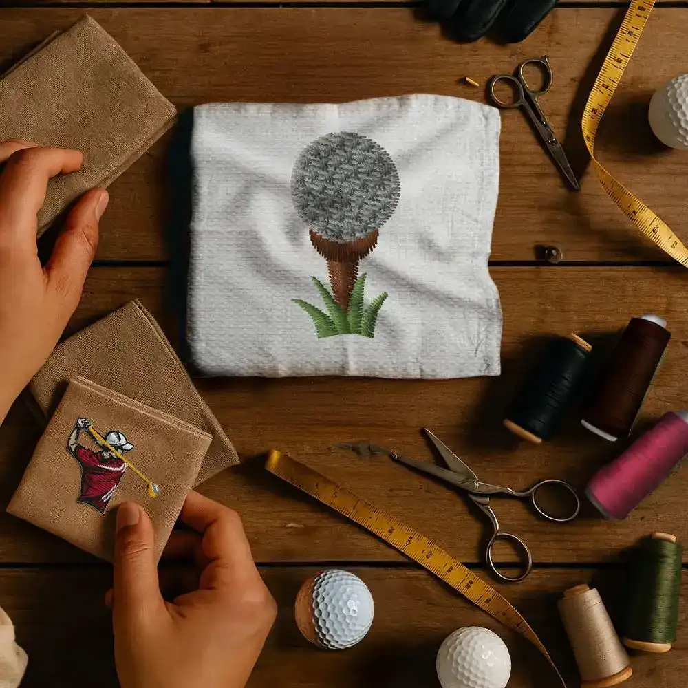 Dhaga Raga Embroidered Golf Design Embroidery