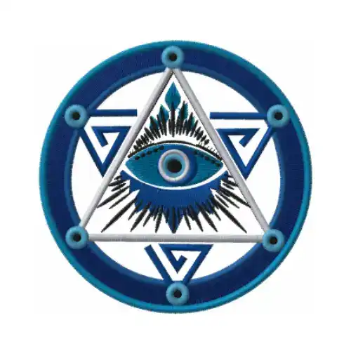 Dhaga Raga Embroidered Imaginative Design Scared Geometry Eye