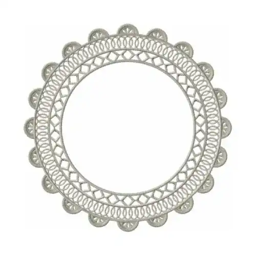 Dhaga Raga Imaginative Design Floral Lace Ring Design Embroidered