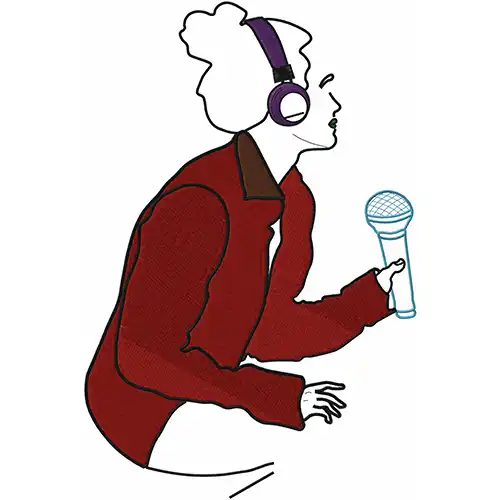 Dhaga Raga Line Art Embroidered Cushion Cover Empowered Voices