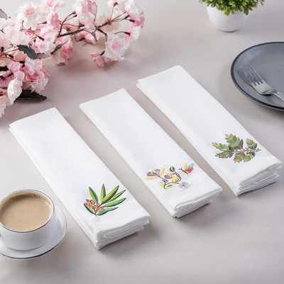 Dhaga-raga | Embroidery | Table-napkins