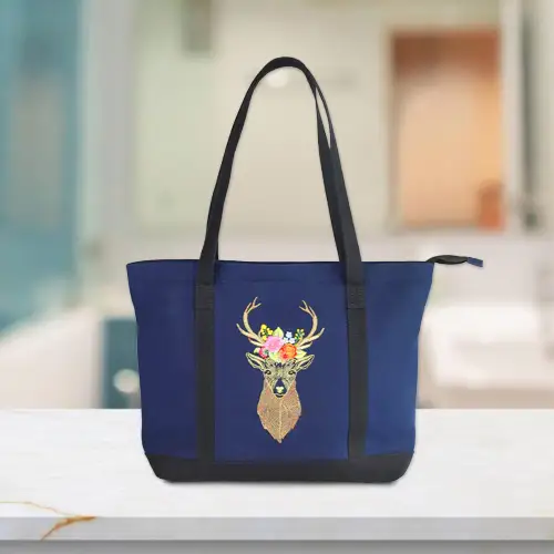 Dhaga Raga Embroidery Rudolph ToteBag