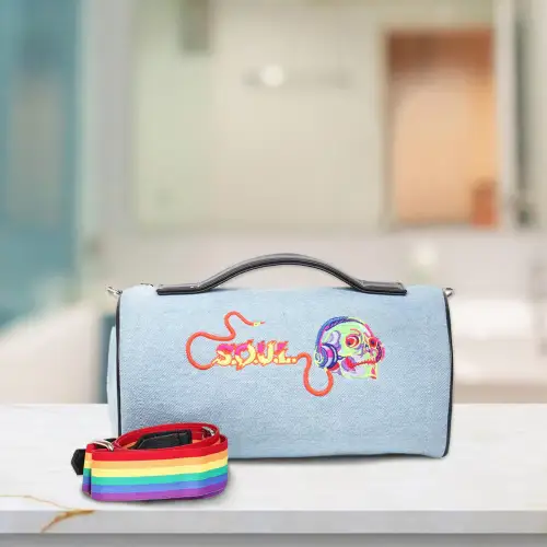 Dhaga Raga embroidery Duffle bags