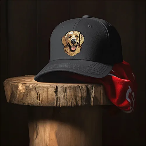 Dhaga Raga Embroidery Golden Boy Embroidered Baseball Caps