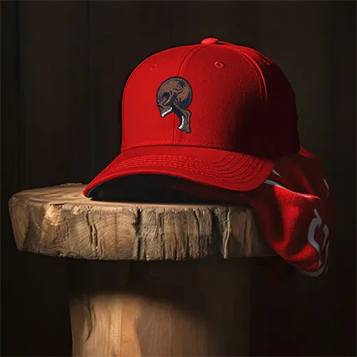 Dhaga Raga Embroidery Skull Embroidered Baseball Caps