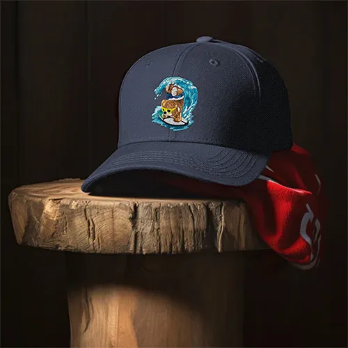 Dhaga raga Embroidery Surfup Embroidered Baseball Caps