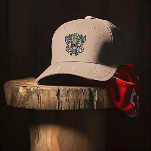 Dhaga Raga EMbroidery Warrior Embroidered Baseball Caps