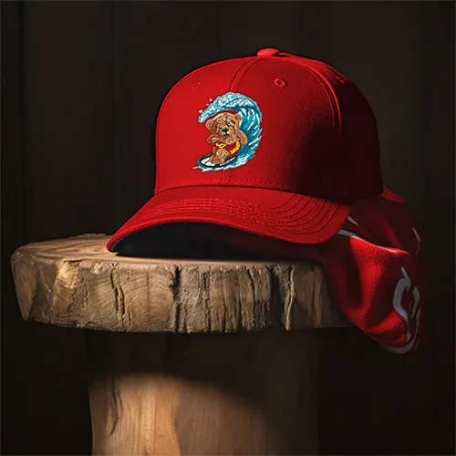 Dhaga Raga Embroidery Waverider Embroidered Baseball Caps