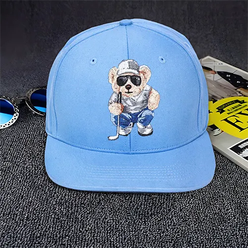 Dhaga Raga Embroidered putter design Embroidered Hip Hop Caps