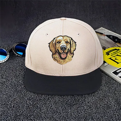 Dhaga raga Embroidery Golden Boy Embroidered Hip Hop Caps