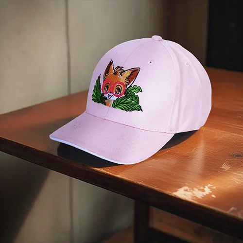 Dhaga-Raga-Embroidery-Fox-Embroidered-Caps-Kids