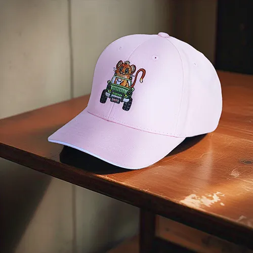 Dhaga raga Embroidery Jerry Embroidered Caps Kids