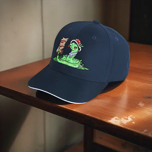 Dhaga Raga Embroidery Croc Embroidered Caps for Kids