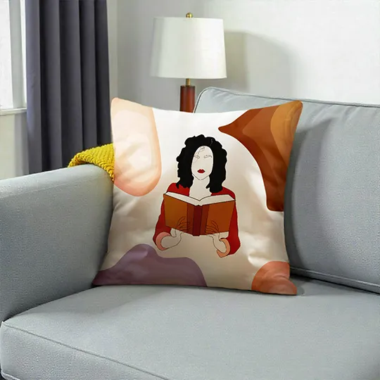 Dhaga raga Embroidery Cushion Cover Rise and Thrive