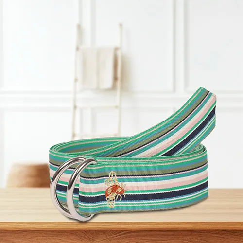 Dhaga Raga Embroidery honey bee belt design