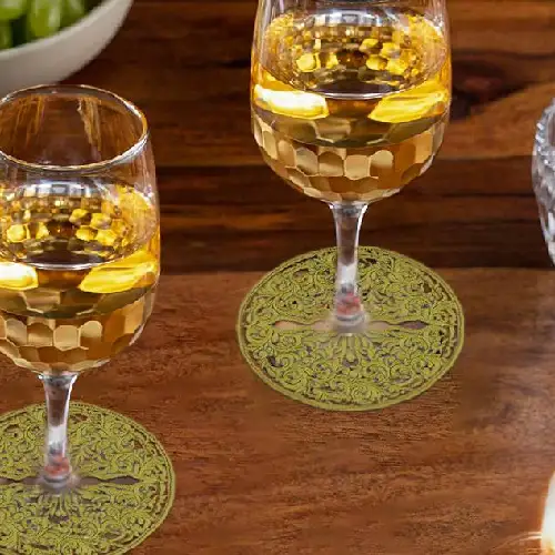 dhaga raga wine doilies collection