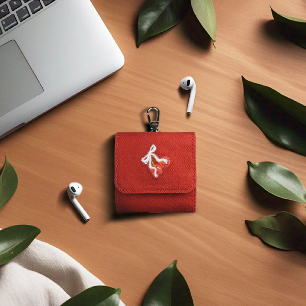 dhagaraga | airpods | cover | cherry-charm