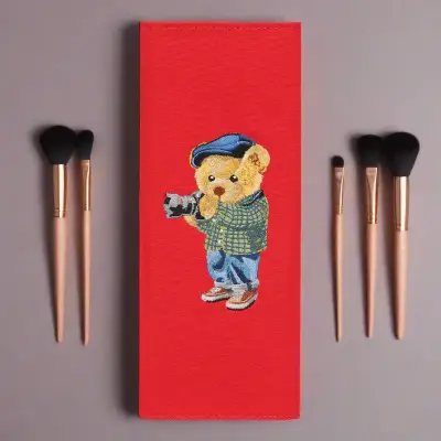 Dhaga Raga Embroidery bob brush kit Red