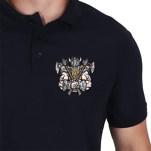 Dhaga Raga Embroidery Navy Blue Warrior