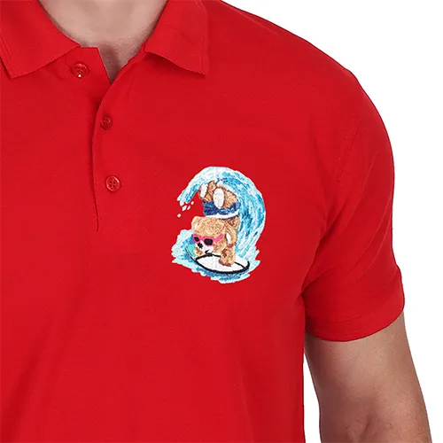 Dhaga Raga Embroidery Red Surfup