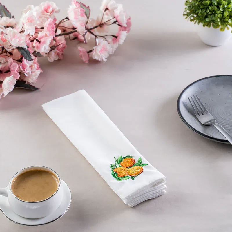 Dhagaraga Table Napkins Fruitti D Italia Orange