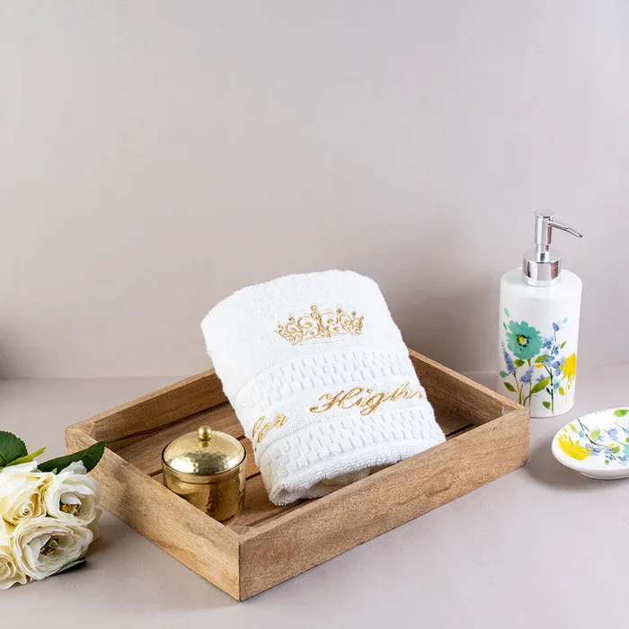 Dhaga Raga Embroidery Hand Towels Her Highness