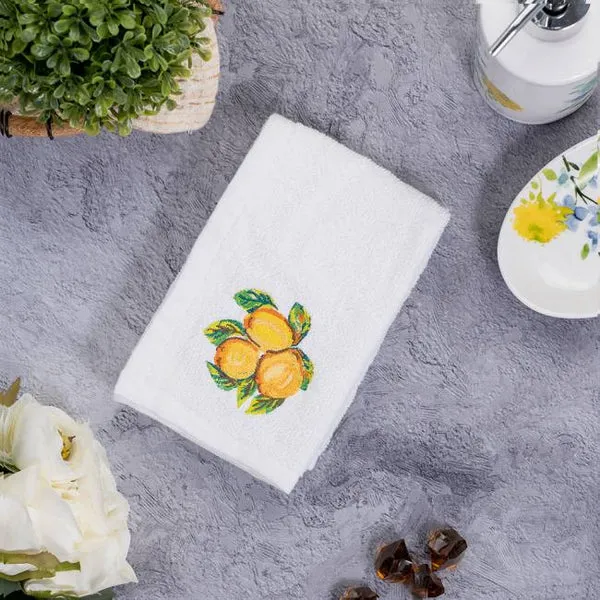 Dhagaraga Face Towel Lemon