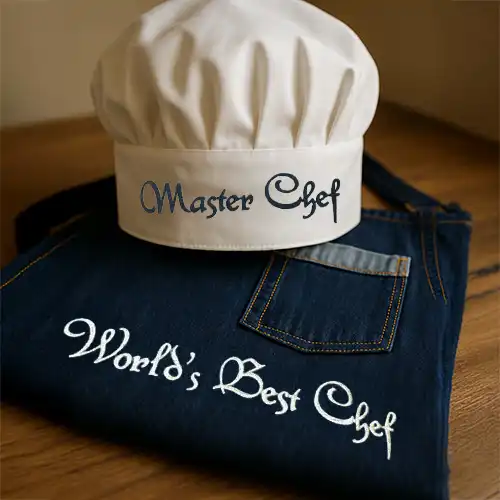 Custom Embroidered Kitchen Set