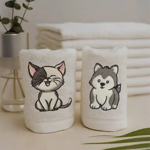 Cute Custom Towel Set