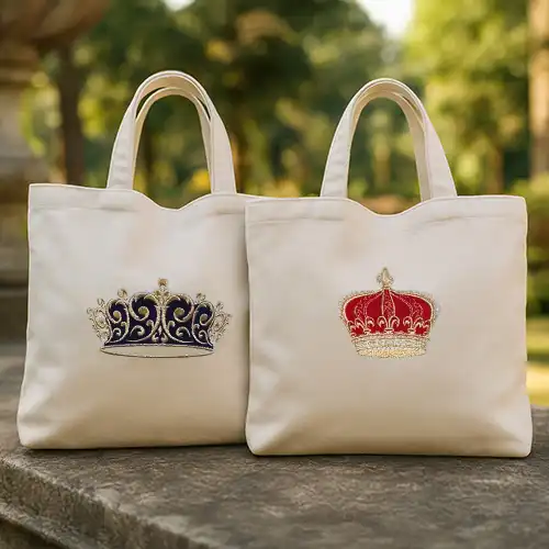 Personalised King And Queen Jhola Bags