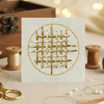 Rice Stitch Machine Embroidery – Decorative Textured Patterns