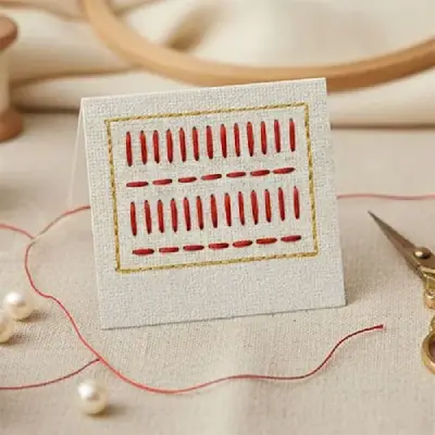 Running Stitch Machine Embroidery – Simple and Precise Detailing