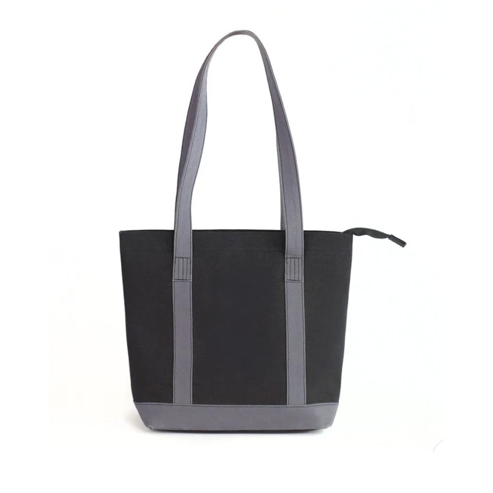 Black and Gray Tote Bag Small