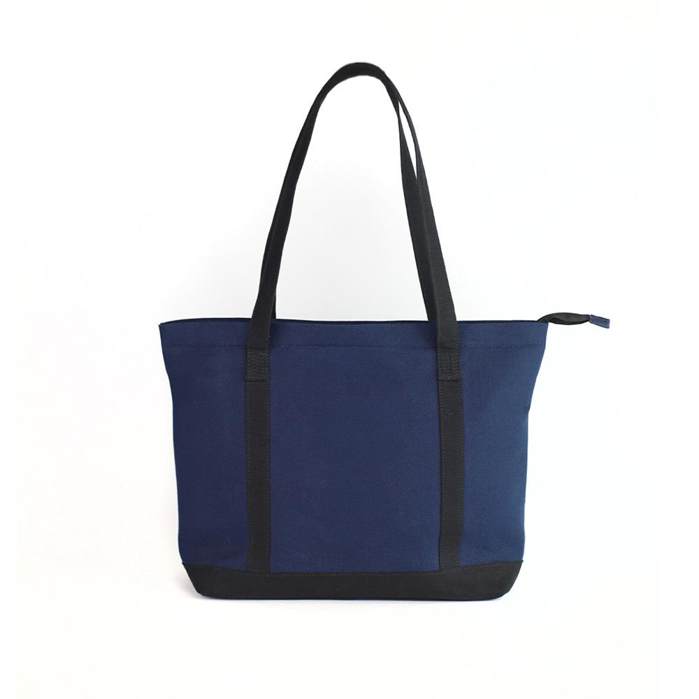 Black and Blue Tote Bag Large