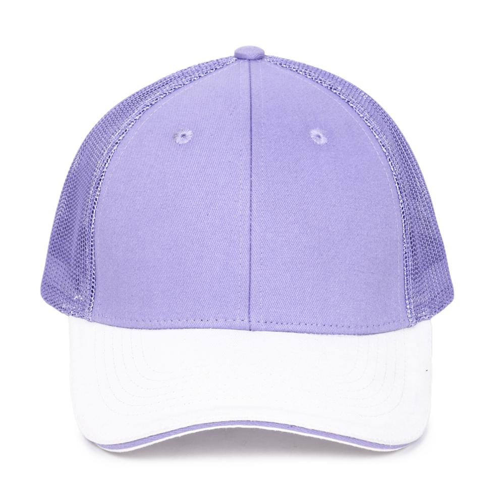 Purple and White with Net Baseball Cap