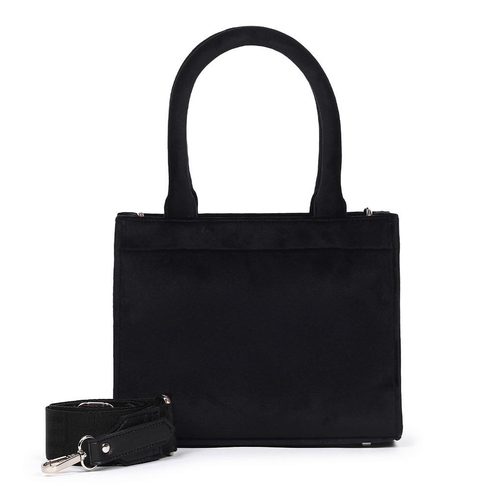 Black Velvet Handbag