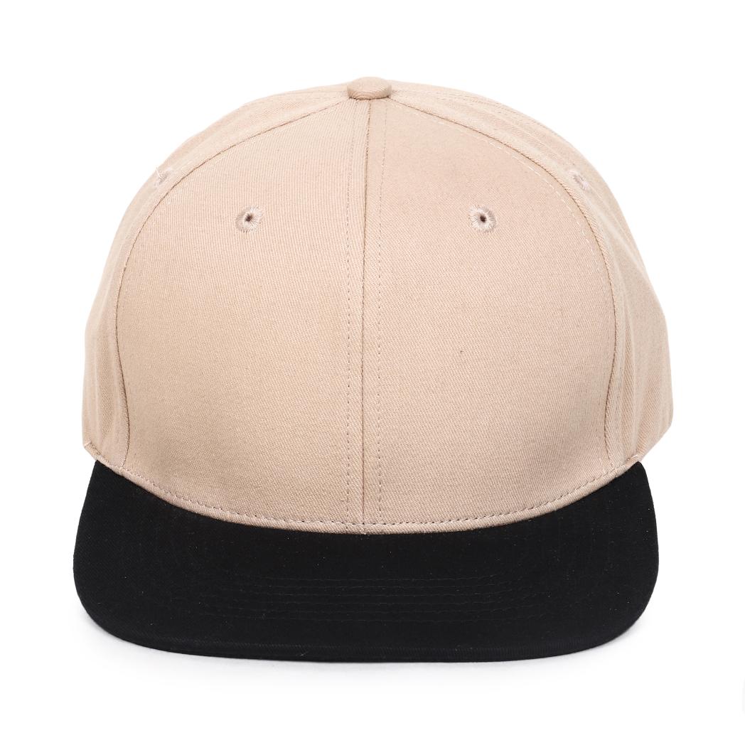 Beige and Black Hip Hop Cap