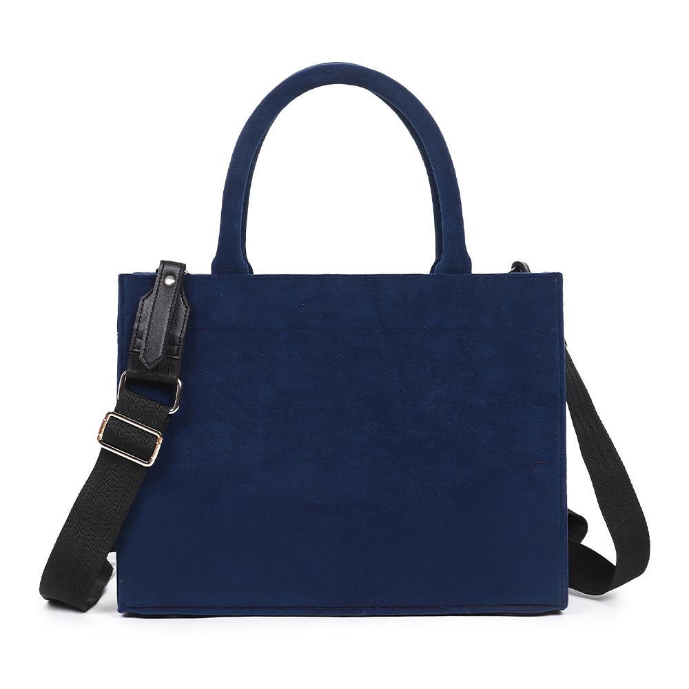 Blue Velvet Handbag