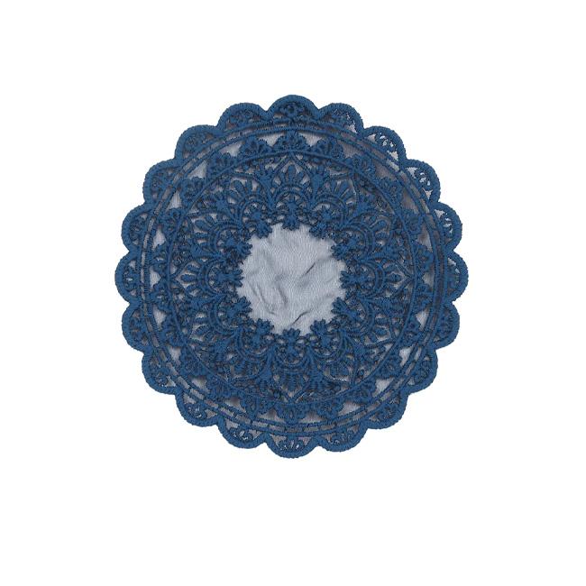 Midnight Blue Embroidered Coaster