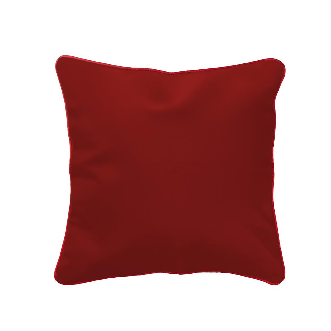 Red Cushion Cover with Piping