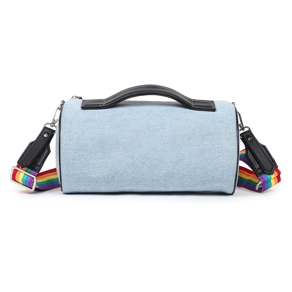 Denim Light Blue Duffle Bag