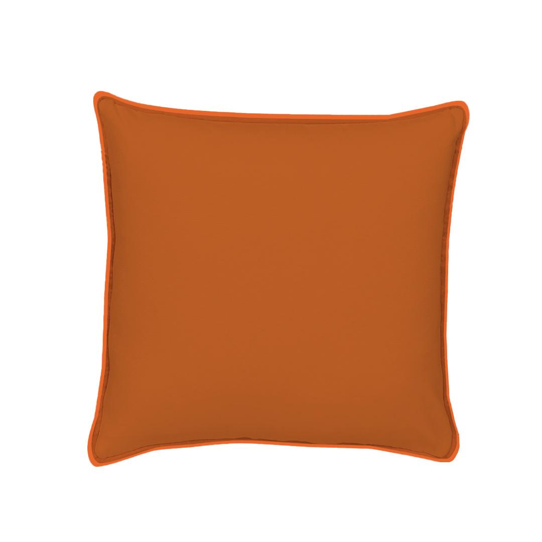 Orange Cushion Cover with Piping